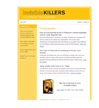 Invisible Killers Environmental Toxins Newsletter